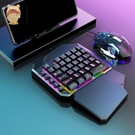 Gaming Keyboard Left-Handed Keyboard Ergonomic Gamepad One-Handed Keyboard