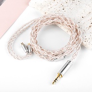 KBEAR FanMusic IEM Cable, 6N OFC Silver-Plated Earphone Upgraded Cable, Headphone Extension Wire for