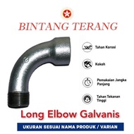Long Elbow besi Galvanis 3/4" / Bok Keni Besi Galvanis 3/4" / Bochten / Boch
