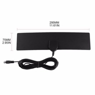 HDTV Antenna Indoor Amplifier HDTV Antenna 25 Mile Range F-Head Connector With 118Inch Coaxial Cable TV Antenna
