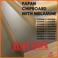 JK READY STOCK 16MM PAPAN CHIPBOARD MELAMIN BOARD MELAMIN CABINET BOARD MELAMINE BOARD WHITE KITCHEN MELAMINE BOARD ABS