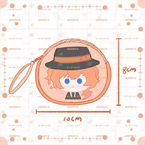 Bungo Stray Dogs Dazai Osamu Nakajima Atsushi Soft Plush Coin Purse Multifunctional Shoulder Bag Han