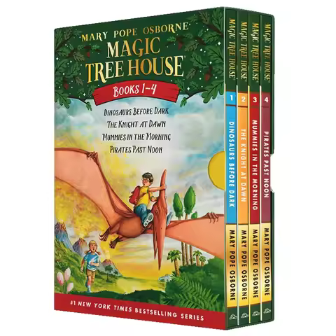 4books/set Magic Tree House, Children's books aged 5 6 7 8 English books, Magic Fantasy novels 97803