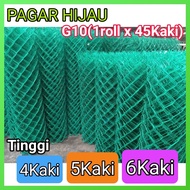 Pagar Hijau G10 Kasar(4kaki/5kaki/6kaki)