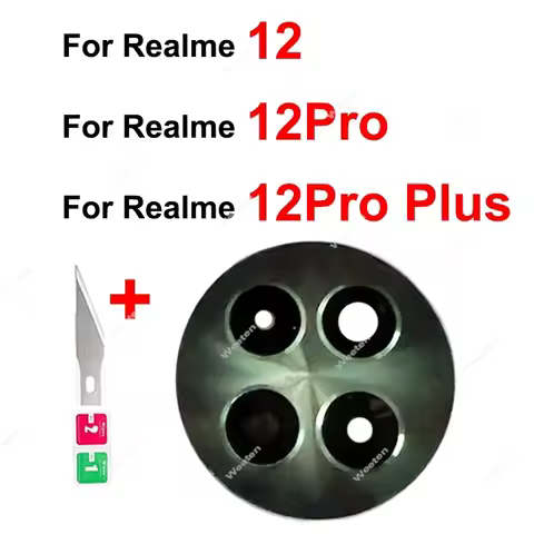 For Realme 11 12 13 12Pro 12 Lite Pro Plus 4G 5G Rear Main Camera Glass Primary Back Camera Lens Gla