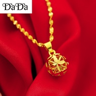 916 Gold Necklace Hollow Pendant Necklace Women's Fashion Jewelry