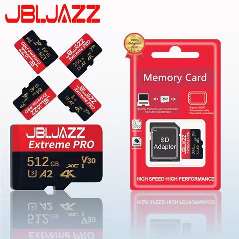 Extreme pro Micro SD Card 512GB/256GB/128GB/64GB 100MB/s A2 V30 U3 TF Flash Memory Compatible with D