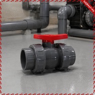 leipupa Double Union Ball Shutoff Easy to Install PVC Ball Shutoff 15-inch 50MM