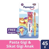 Pepsodent Kids Pasta Gigi/Odol + Sikat Gigi Anak 2-6 Tahun Set 45 gr