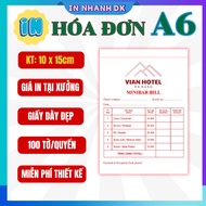 Print A6 invoice (10x15cm)