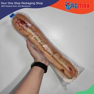 Footlong Clear Plastic 100pcs per pack