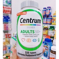 Centrum Silver Multivitamin &amp; Multimineral Adults 50+ Supplement Vitamins And Minerals For Men And Women (325 Capsules)