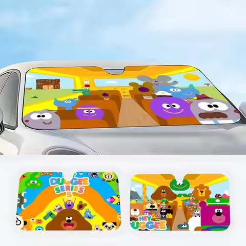 Cartoon H-Hey D-Duggee kid Car Sunshade Car Windshield Accessories Car Protection Window Sunshade Sc