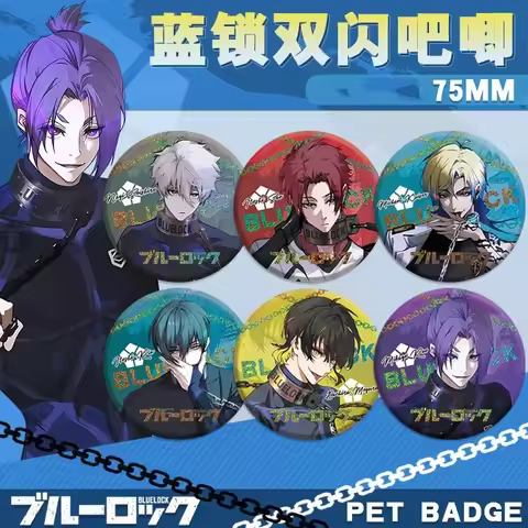 2025 Anime Badge Michael Kaiser Brooch Itoshi Sae Brooches Bag Accesorios Friend Gift