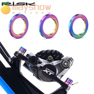 MAYSHOW Bike Bolts Washers, M5 M6 RISK Stem Bolts Washers, High Quality 4 Colors Titanium Alloy MTB Road Bicycle Outdoor Cycling