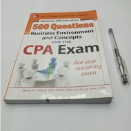 Used 500 Questions Business Environment and Concepts for the CPA Exam Accounting USA Denise Stefano
