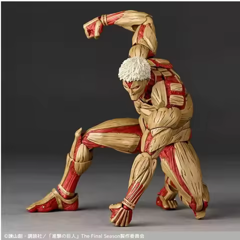Kaiyodo Revoltech Amazing Yamaguchi Attack on Titan NR068 Female Titan Annie Leonhart Eren Jaeger Ar