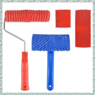 [h5bl3j6wj.ph] Texture Tool Paint, 4PCS Wood Grain Roller Painting Tools, for Wall Room, Wood Grain 