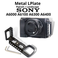 Bracket L plate SONY A6000 A6100 A6300 A6400 A6500 Handgrip Metal Vertical Quick Release