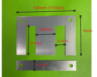 Combo 5kg Fe sắt silic EI làm biến áp kích cơ biến áp thường 220v (fe 20mm đến fe 50mm)