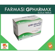 BD Ultra-Fine Pen Needles 4mm (100's)