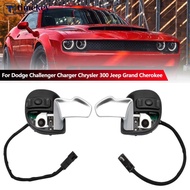 TIMEKEY Pair Car Steering Wheel Paddle Shifter 5RQ09DX9AC 5RQ08DX9AC For Dodge Challenger Charger Ch