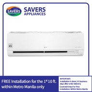 LG Aircon Dual Inverter Split Type Aircon ThinQ 1HP - HSN09ISY Unit only - Installation not included