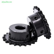 Ziyulin 04C Gear Chain 45# Steel 10 Teeth Industrial Chain With Wire On Drill Hole 5MM 6MM 8MM 10MM 