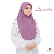 Tudung Sarung Mosscrepe Layla tudung sarung murah tudung ruffle