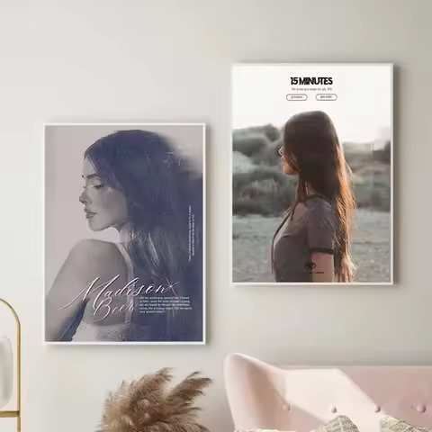 American Singer Madison Beer Poster Print Canvas Pictures Home for Living Room and Bedroom Wall Mode