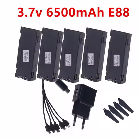 3.7V 6500Mah E88 Battery Accessory For E88 E88PRO E99 E99PRO K3 LsE525 E525 PRO P5 P8 P15 S1 S2 P1 P