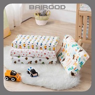 50X30CM  Baby Cartoon Sleep Pillow With Good Breathability Protector Kid Skin-friendly Cottoon Latex Pillow Cover For 0-12year Children