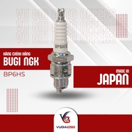 NGK Spark Plug - BP6HS [GENUINE] short pin/2-stroke engine, pump, lawn mower, generator,...