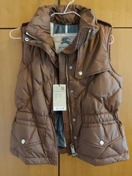 全新Burberry 未剪牌羽絨背心