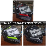 100% ORIGINAL HELMET GRAYFOSH G9999 FULL FACE DOUBLE VISOR FULLFACE BLACK GREY RED YELLOW FAST SHIPP