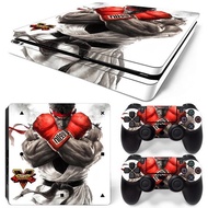 [Annie] Heroes Sony PS4 pro slim Film Game Console Sticker Street Fighter Pain Sticker Frosted Color Film