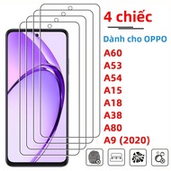 4 Miếng Dán Bảo Vệ Màn Hình Kính Cường Lực Cho OPPO A53 A54 A15 A18 A38 A60 A80 A9 2020 - Phim Trước