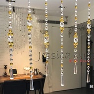 花開富貴 吉祥如意 手工水晶珠簾 標準房門適用 門對門 居家風水