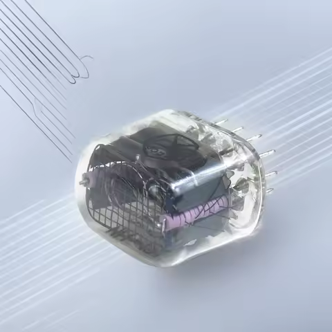 1Pcs IN-12 IN12 Digital Tube Glow Tubes Symbol Tube Nixie Tube Clock Glow Tube for Glow Clock Nixie 