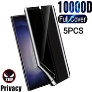 5PCS HD Soft Hydrogel Film For LG W31 W30 W11 Velvet V60 V50S ThinQ Anti Spy Privacy Anti Blue Light