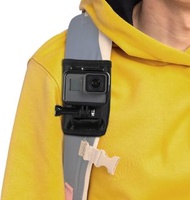 實體店鋪/SF Backpack Shoulder Strap Mount for GoPro Max 2 Hero 13 12 11 10 9 8 7 6 5, Insta360 X3 X4 X5 