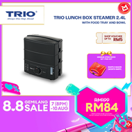 Trio Lunch Box Steamer 2.4L With Food Tray And Bowl | Portable | Bekas Makanan | Rice | Soup | Eggs