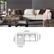 โซฟาผ้าลอว์เรนซ์ BUNISE Lawrence - โซฟาสไตล์มินิมอลสุดหรู เบาะหนานุ่ม เหมาะสำหรับสตูดิโอ ล็อบบี้ และ