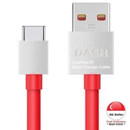 OnePlus 6T Dash Charger Cable USB Type-C Cable Quick Red Charge Power Data Cable Cord