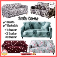 Sofa Cover Elastic Sarung Sofa Murah 1 2 3 Seater L shape Universal Slipcover Stretch Cushion Cover 