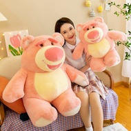 Girl Influencer Girl Pillow Large Plush Toy Strawberry Bear Doll Cute Animal Toy Pink Doll DTI2