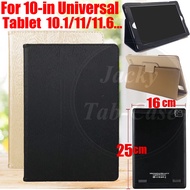 10-in Universal Tablet PC Casing Android 10.1 11.0 11.6 inch Tab (25x16cm) Lighter Thinner PU Leather Case Flip Stand Cover P20