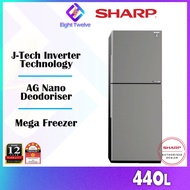 Sharp 5 Star Inverter 2 Door Refrigerator Peti Sejuk 冰箱