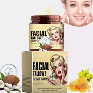 Beef Tallow Skin Care, Honey Beef Tallow Moisturizer Cream - Tallow Honey Balm