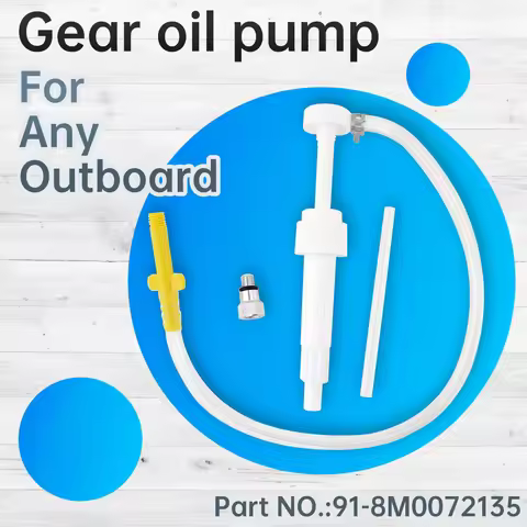 Gear Lube Pump Marine Lower Unit Gear Oil Pump for Standard Quart Bottles Fits All Mercury Outboard